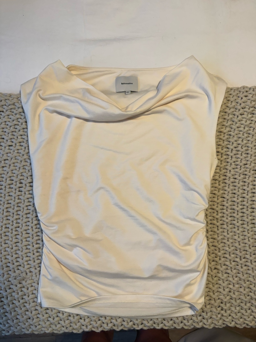 Reformation Aletta Knit Top